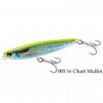 Воблер Exsence Fortuna 75F 75 мм 8 гр Цвят 005 Sr Chart Mullet - Shimano Воблер Exsence Fortuna 75F 75 мм 8 гр Цвят 005 Sr Chart Mullet - Shimano